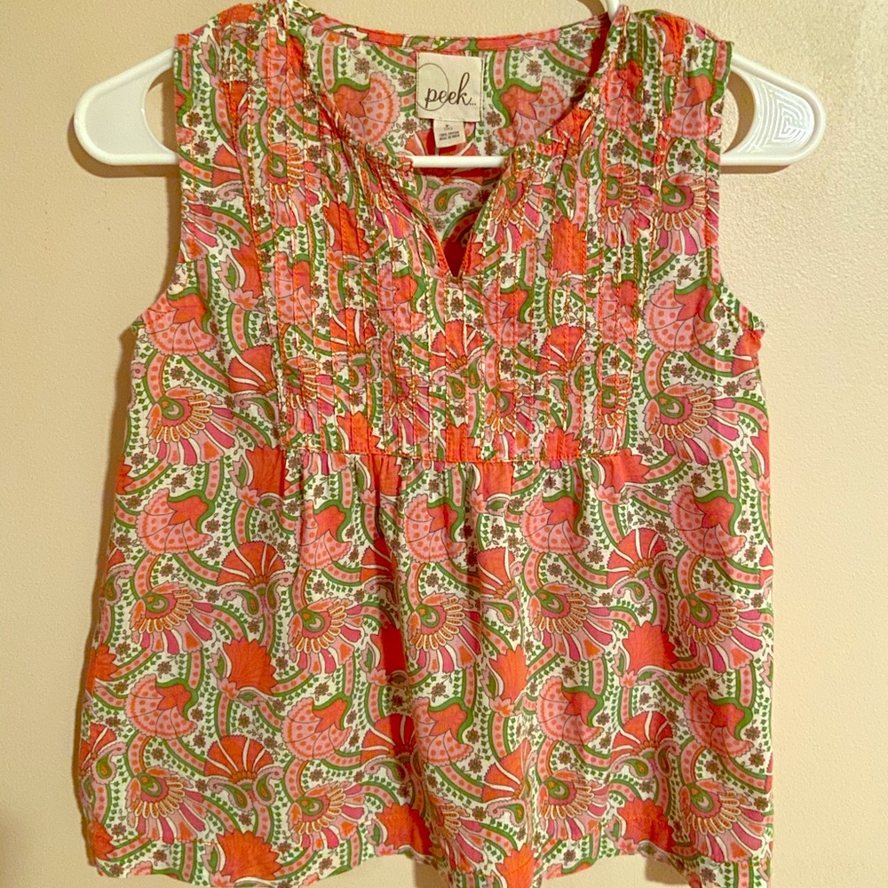 Peek Girls’ Loose-fitting Tank Shirt